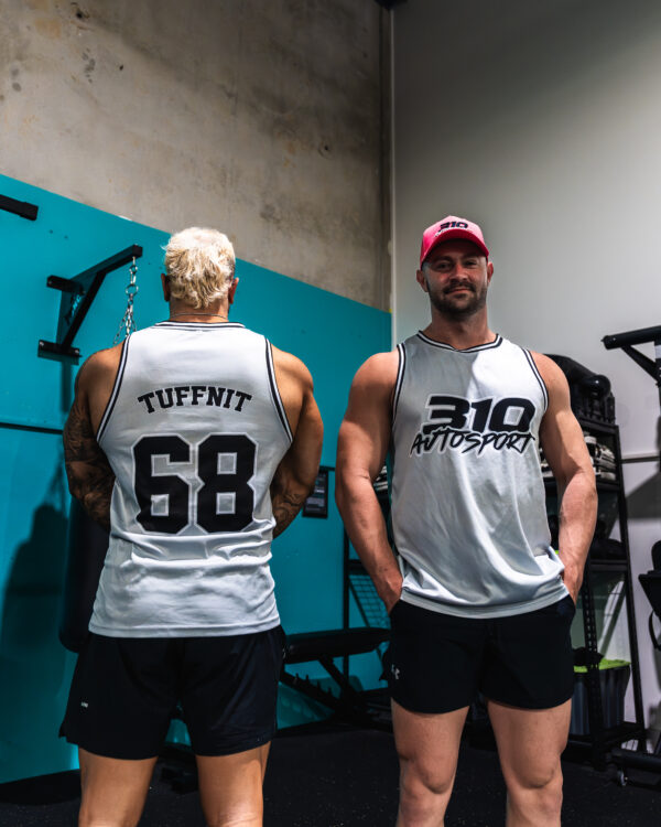 310 Autosport - TUFFNIT, Grey, Basketball Jersey