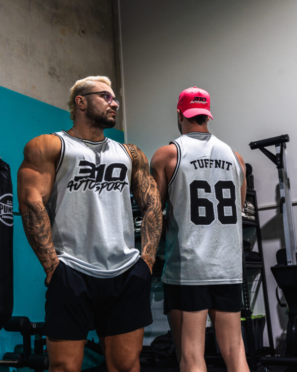 310 Autosport - TUFFNIT, Grey, Basketball Jersey - Image 5