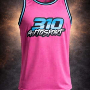 310Autosport - Pink and Blue 310 Signature Series Basketball Jersey